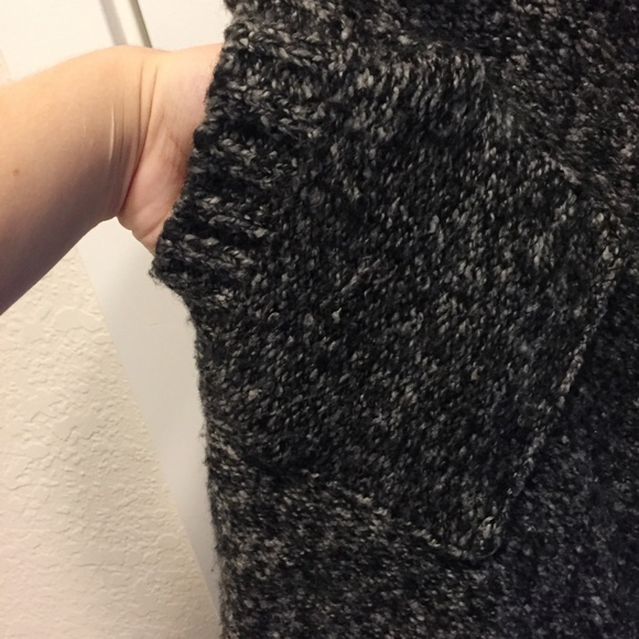 Kensie Knit Fringe Open High Low Cardigan - Picture 6 of 8